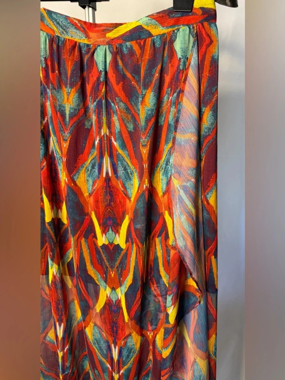 Alice + Olivia Miabella Maxi Skirt Size 6 sheer lightweight euc - Picture 4 of 9